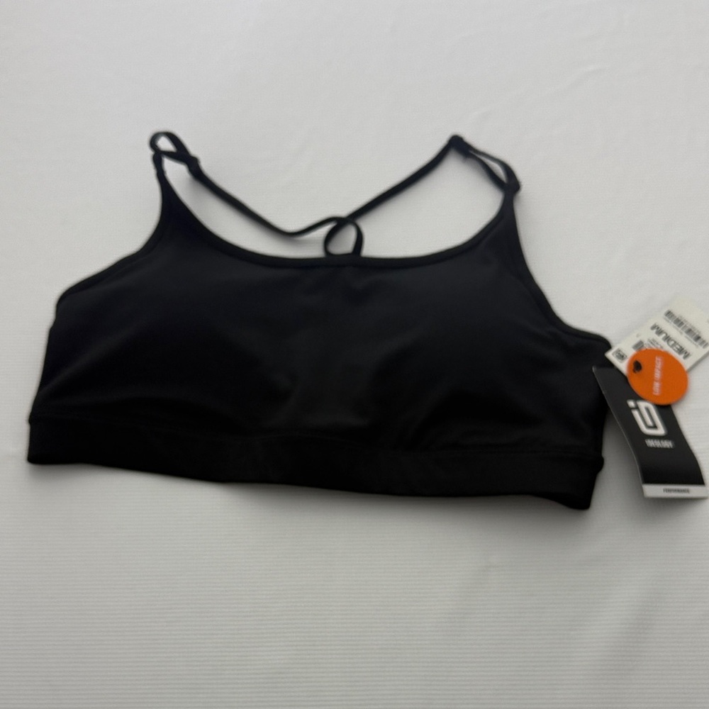 Ideology Black Strappy Sports Bra